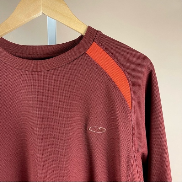 C9 Champion Men's Large Textured Crewneck Long Sleeve Active Top Running Rust - Picture 6 of 6